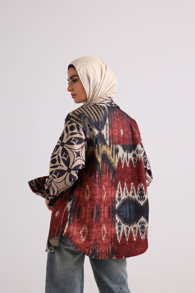 The Tapestry Jacket - Navy blue - Jacket - Mizyana