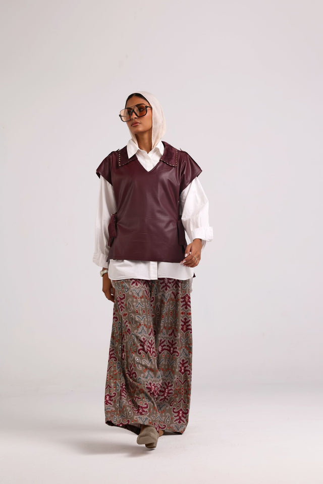 Velvet Vel-lux-Pants "Cafe" - Trousers - Mizyana