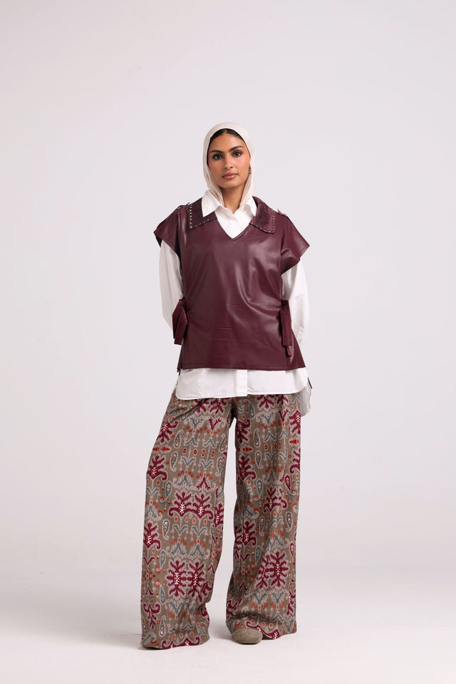 Velvet Vel-lux-Pants "Cafe" - Trousers - Mizyana
