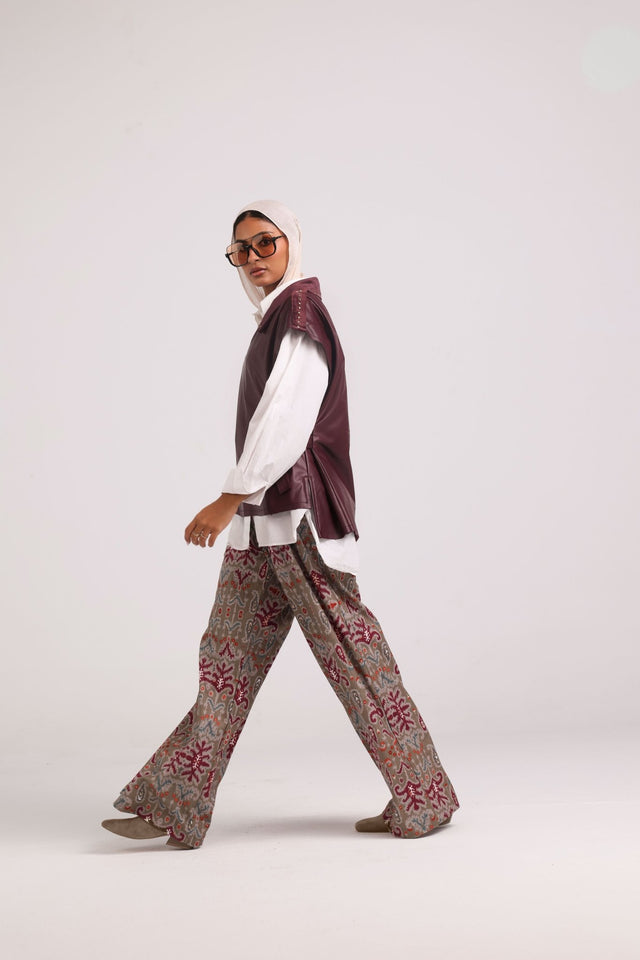 Velvet Vel-lux-Pants "Cafe" - Trousers - Mizyana