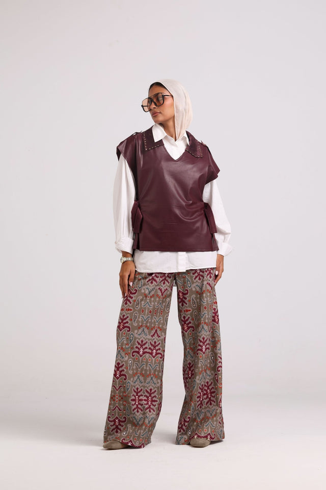 Velvet Vel-lux-Pants "Cafe" - Trousers - Mizyana