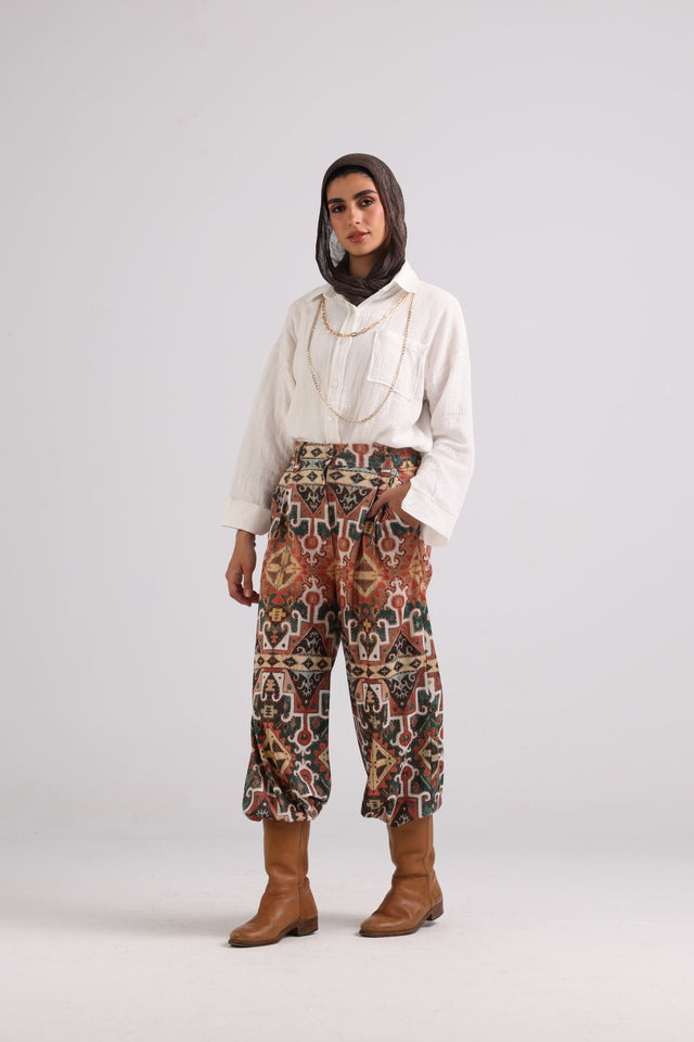 Velvet Vel-lux-Pants "Camel" - Trousers - Mizyana