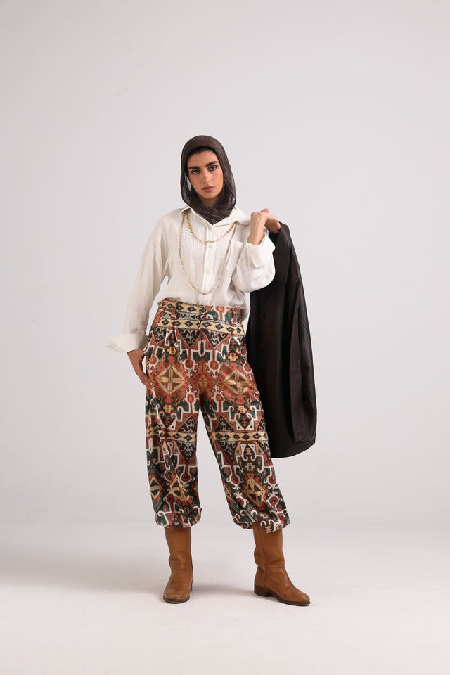 Velvet Vel-lux-Pants "Camel" - Trousers - Mizyana