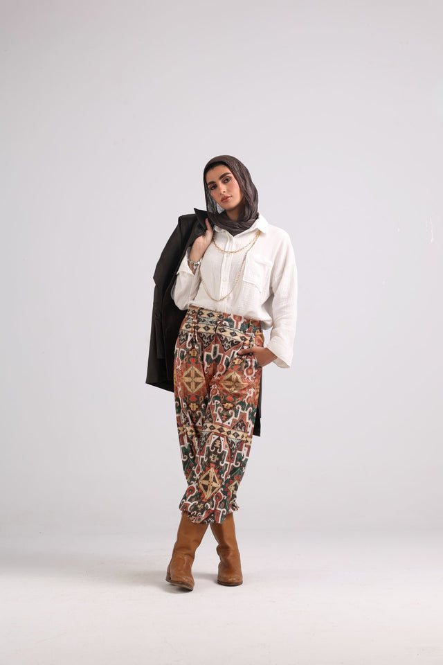 Velvet Vel-lux-Pants "Camel" - Trousers - Mizyana