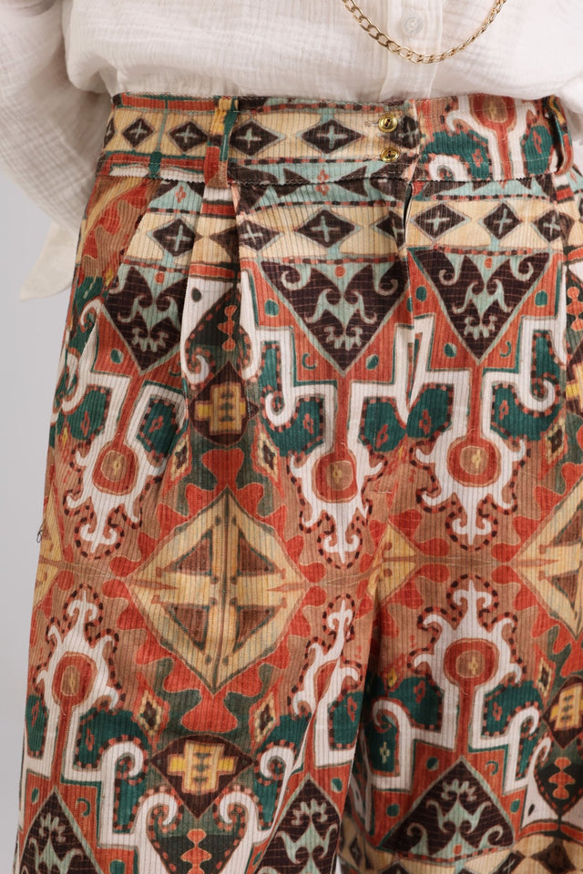 Velvet Vel-lux-Pants "Camel" - Trousers - Mizyana