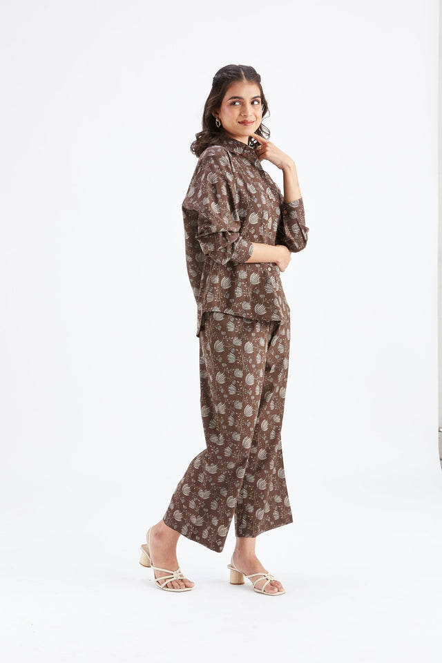 Yuna Brown co-ord set - Co-ord Set - Mizyana