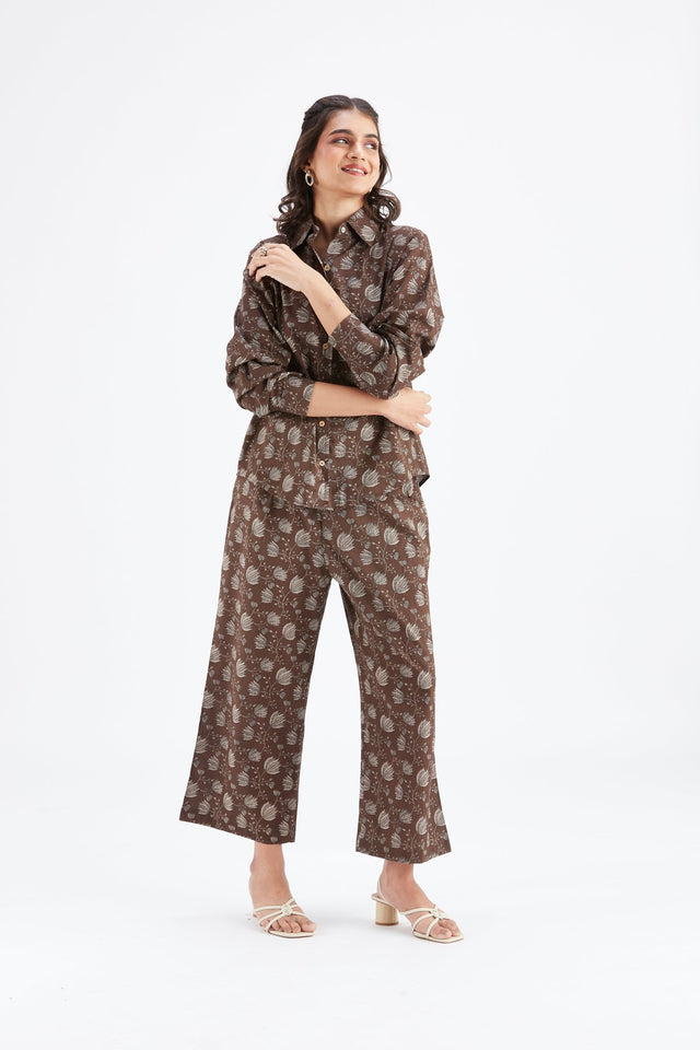 Yuna Brown co-ord set - Co-ord Set - Mizyana