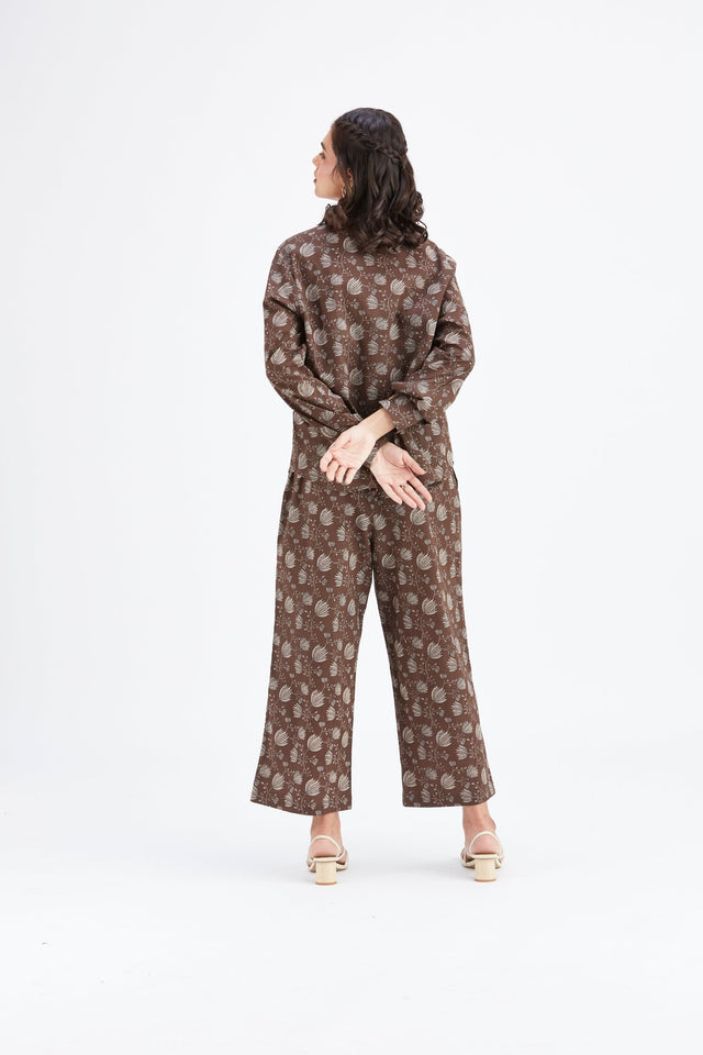 Yuna Brown co-ord set - Co-ord Set - Mizyana