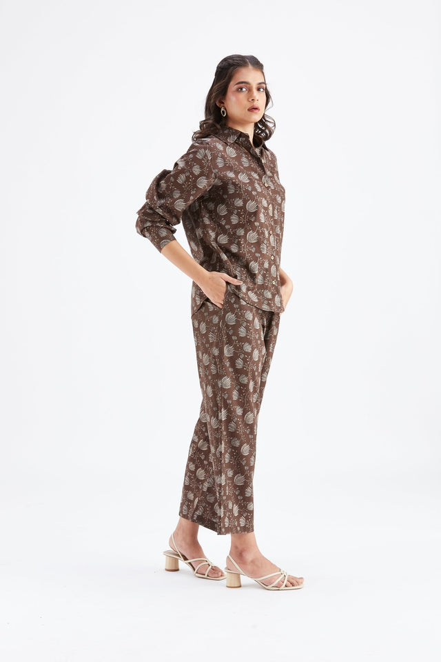 Yuna Brown co-ord set - Co-ord Set - Mizyana