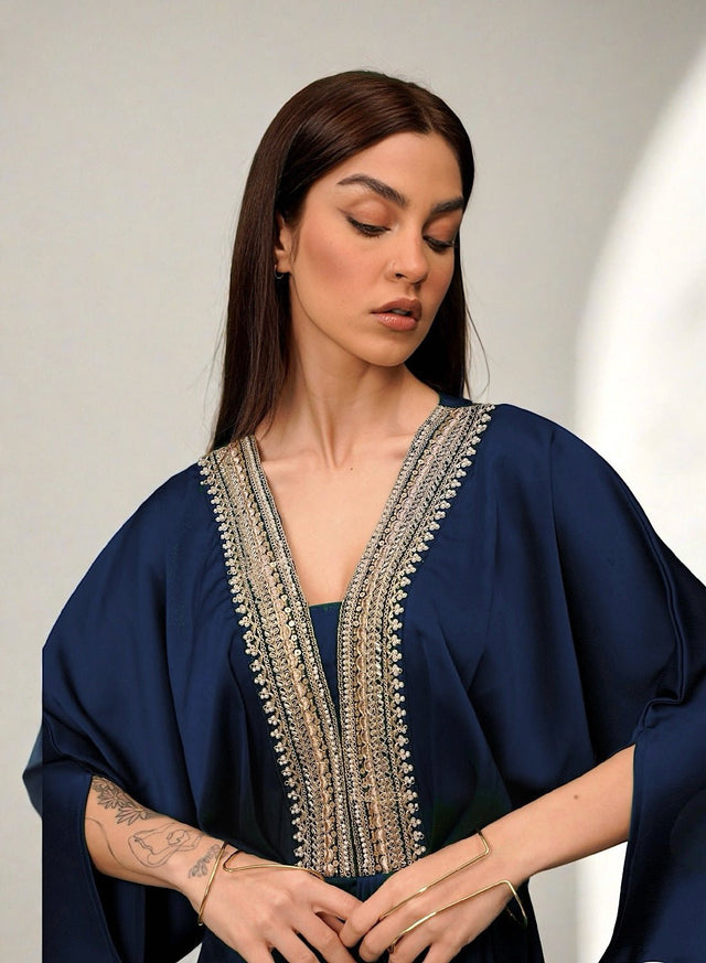 Zarafah (Blue) - Kaftan - Mizyana