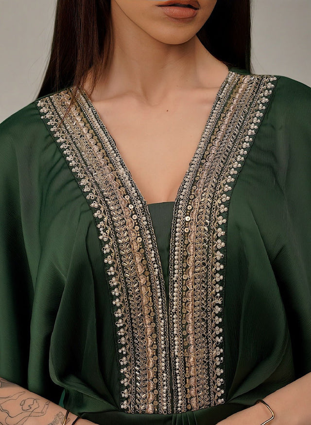 Zarafah (green) - Kaftan - Mizyana