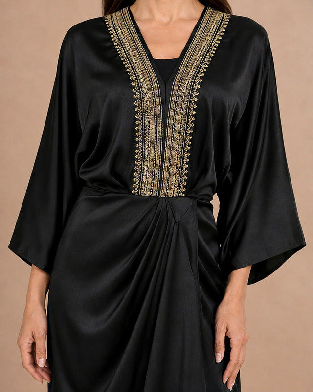 Zarafah Pleated Casual Satin Daraa - Daraa - Mizyana