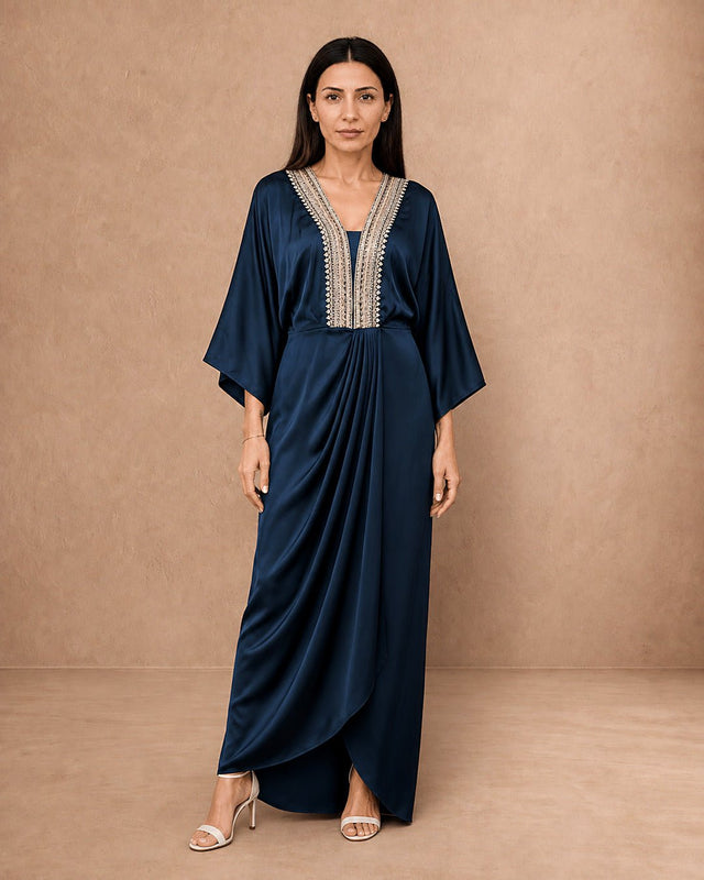 Zarafah Pleated Casual Satin Daraa - Daraa - Mizyana