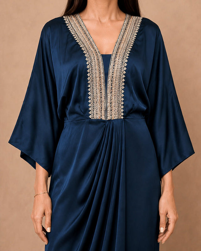 Zarafah Pleated Casual Satin Daraa - Daraa - Mizyana