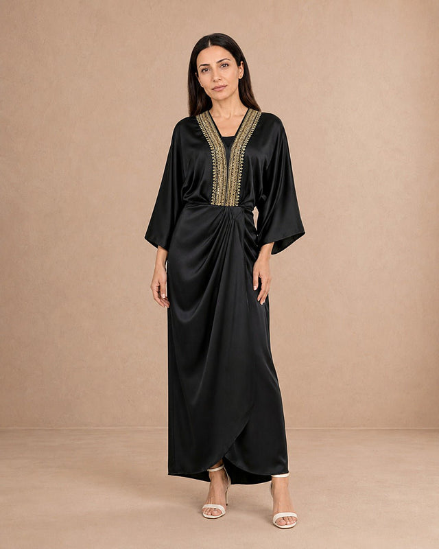 Zarafah Pleated Casual Satin Daraa - Daraa - Mizyana