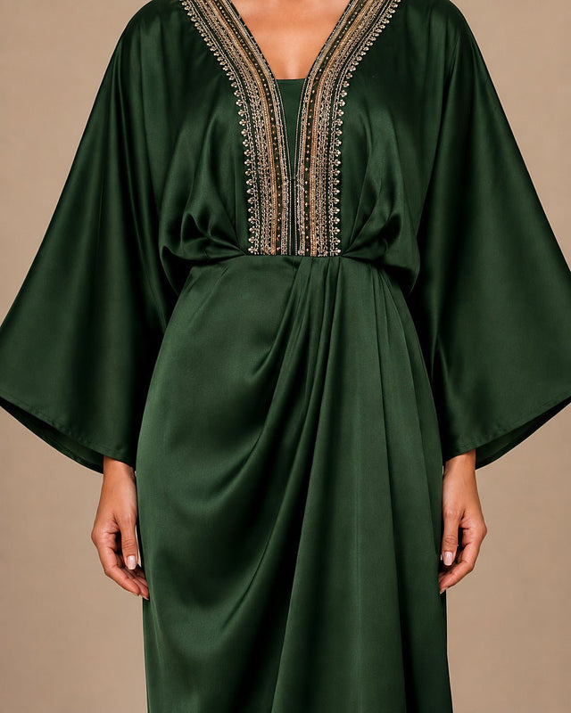 Zarafah Pleated Casual Satin Daraa - Daraa - Mizyana