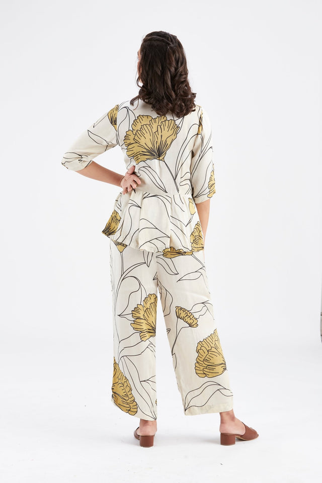 Zola white co-ord set - Co-ord Set - Mizyana
