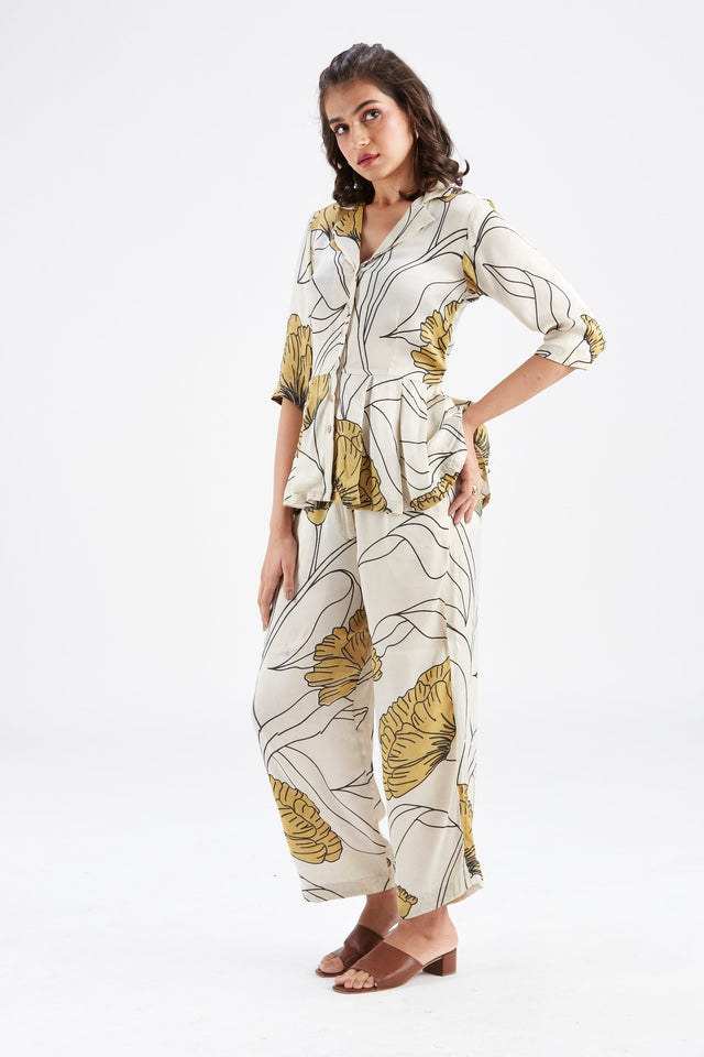 Zola white co-ord set - Co-ord Set - Mizyana