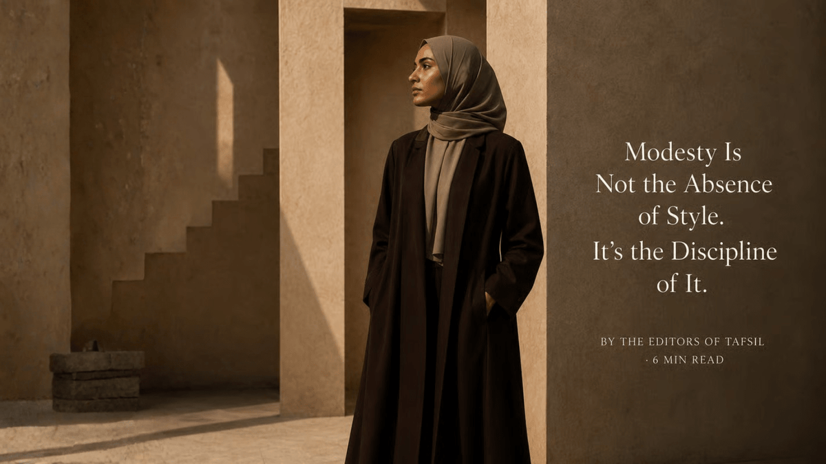 Modesty Is Not the Absence of Style. It's the Discipline of It. - Mizyana