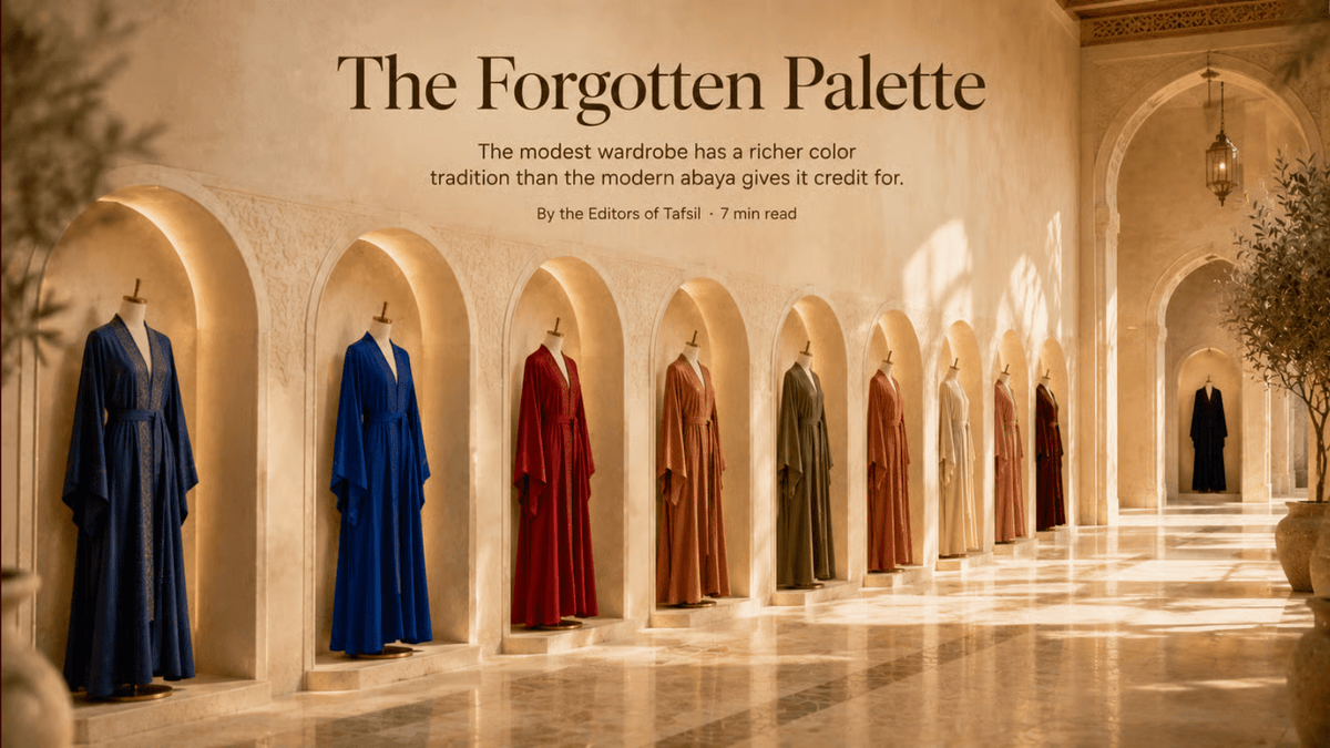 The Color of Modesty: Why Everyone Says Black, and Why That's a Failure of Imagination - Mizyana