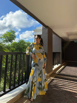 Azzurra Dress in Limoncello Print