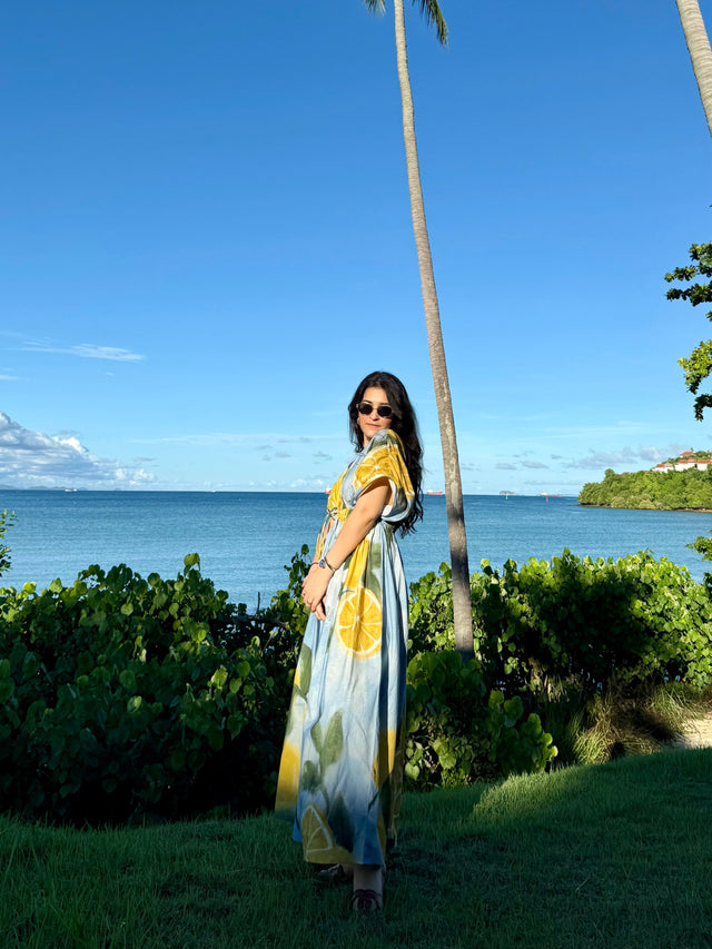 Nirvana Dress in Limoncello Print