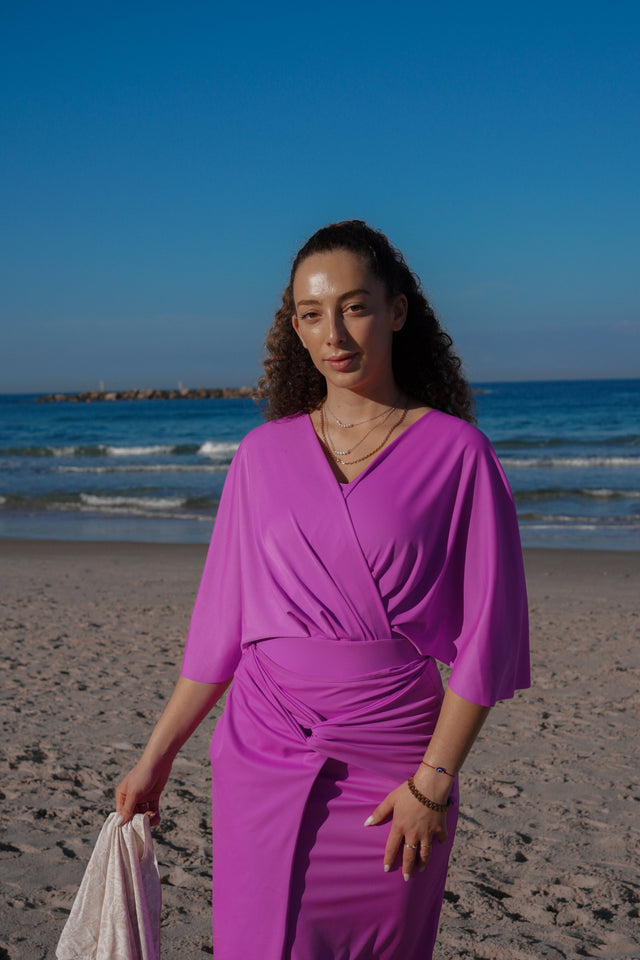 Ella set with Sofia skirt - Fushia