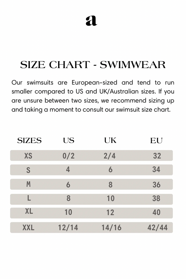 Ella swim set with Sofia 2.0 skirt - Dark Brown