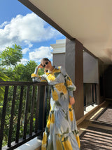 Azzurra Dress in Limoncello Print