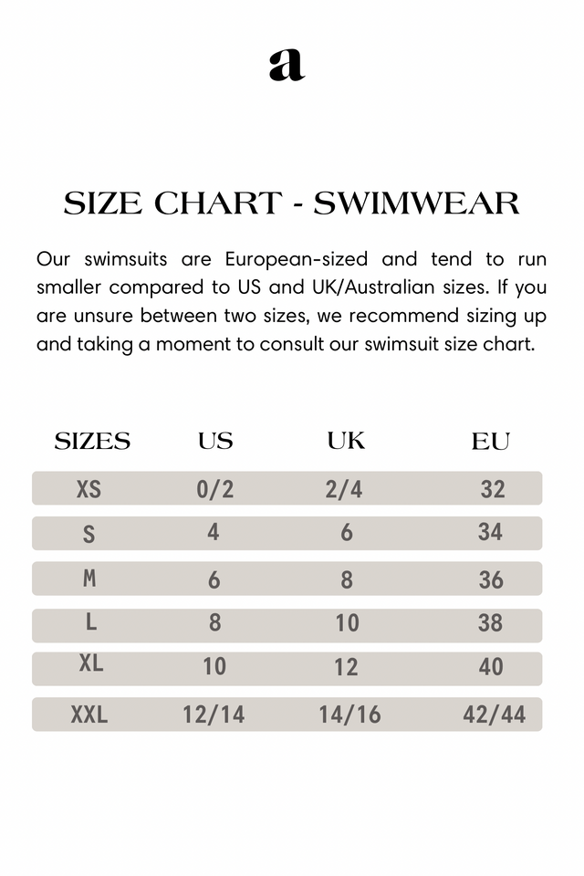 Ella swim set with Sofia skirt - Black (Final Sale)