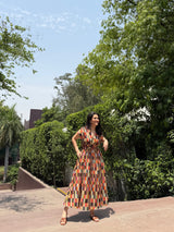 Bonita Dress in Camino print
