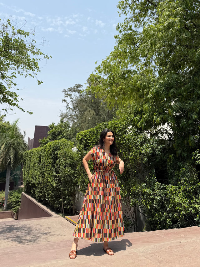 Bonita Dress in Camino print