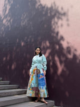 Petalia Dress in Casa Parade print