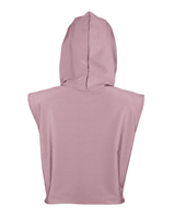 Swim Hood Mocha Cropped Sleeveless Hooded Swim Top