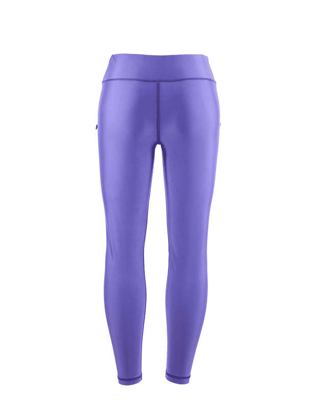 Lilac Ankle Length Elasticated Waist Swim Leggings