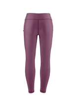 Plum High-Rise Ankle-Length Swim Leggings