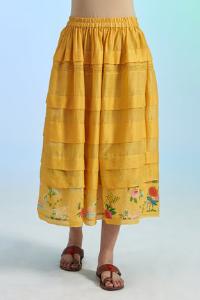 Aam Layered Skirt - Skirt - Mizyana