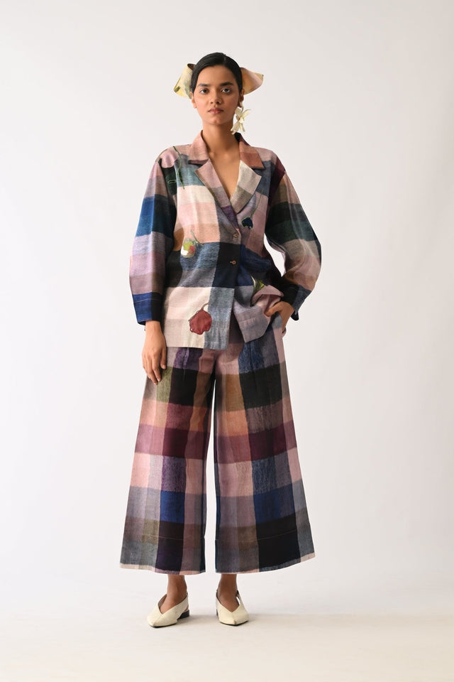Afterglow Psyflora Appliqu√© Shirt Set - Two-Piece Set - Mizyana