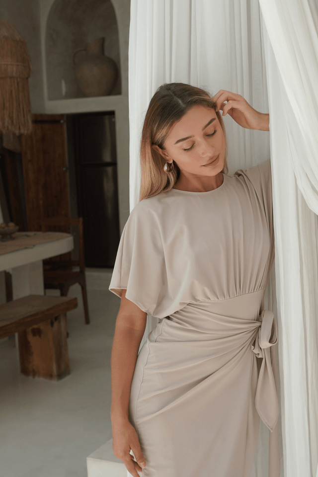 Alejandra Swim Dress – Biscuit - Swim Dress - Mizyana