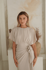 Alejandra Swim Dress – Biscuit - Swim Dress - Mizyana
