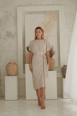 Alejandra Swim Dress – Biscuit - Swim Dress - Mizyana