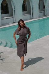 Alejandra Swim Dress - Bronze - Dress - Mizyana