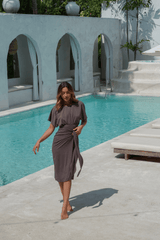 Alejandra Swim Dress - Bronze - Dress - Mizyana