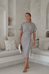 Alejandra Swim Dress – Khaky - Dress - Mizyana