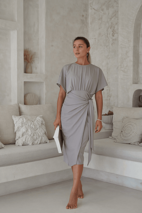 Alejandra Swim Dress – Khaky - Dress - Mizyana