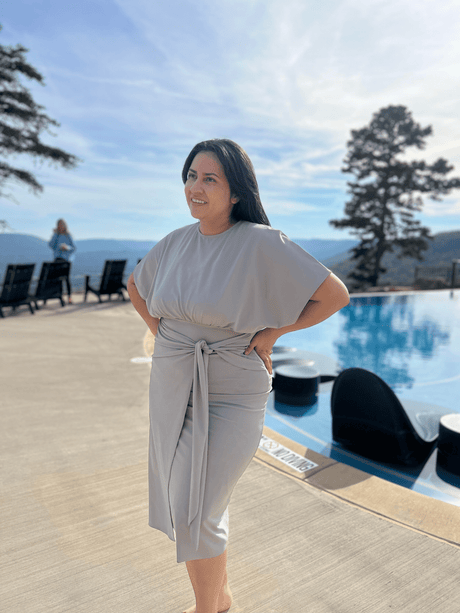 Alejandra Swim Dress – Khaky - Dress - Mizyana