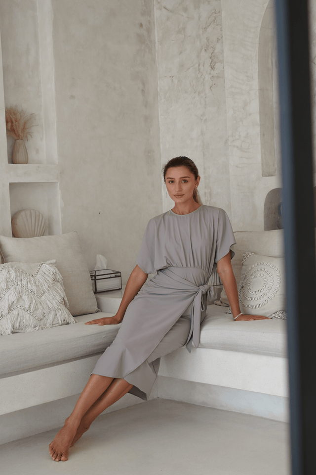 Alejandra Swim Dress – Khaky - Dress - Mizyana
