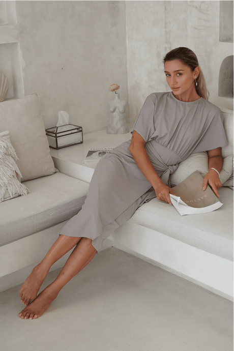 Alejandra Swim Dress – Khaky - Dress - Mizyana