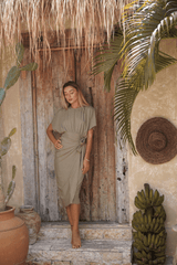 Alejandra Swim Dress – Olive - Swim Dress - Mizyana