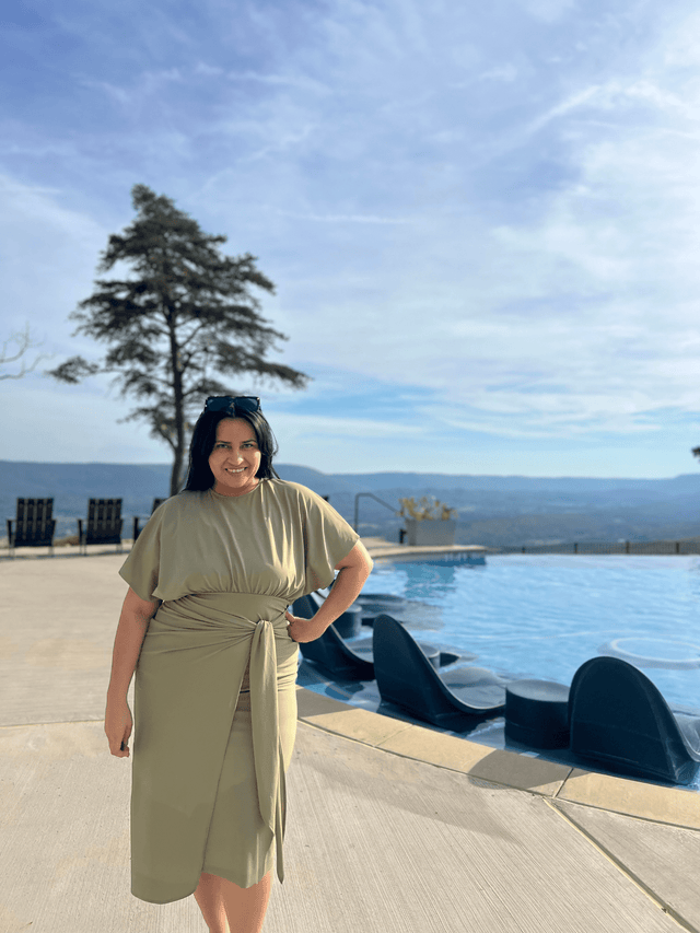 Alejandra Swim Dress – Olive - Swim Dress - Mizyana